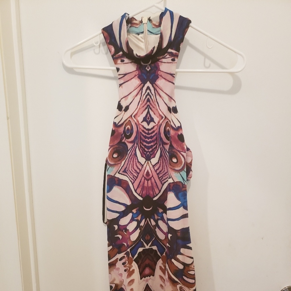Bebe Printed Bodycon Dress